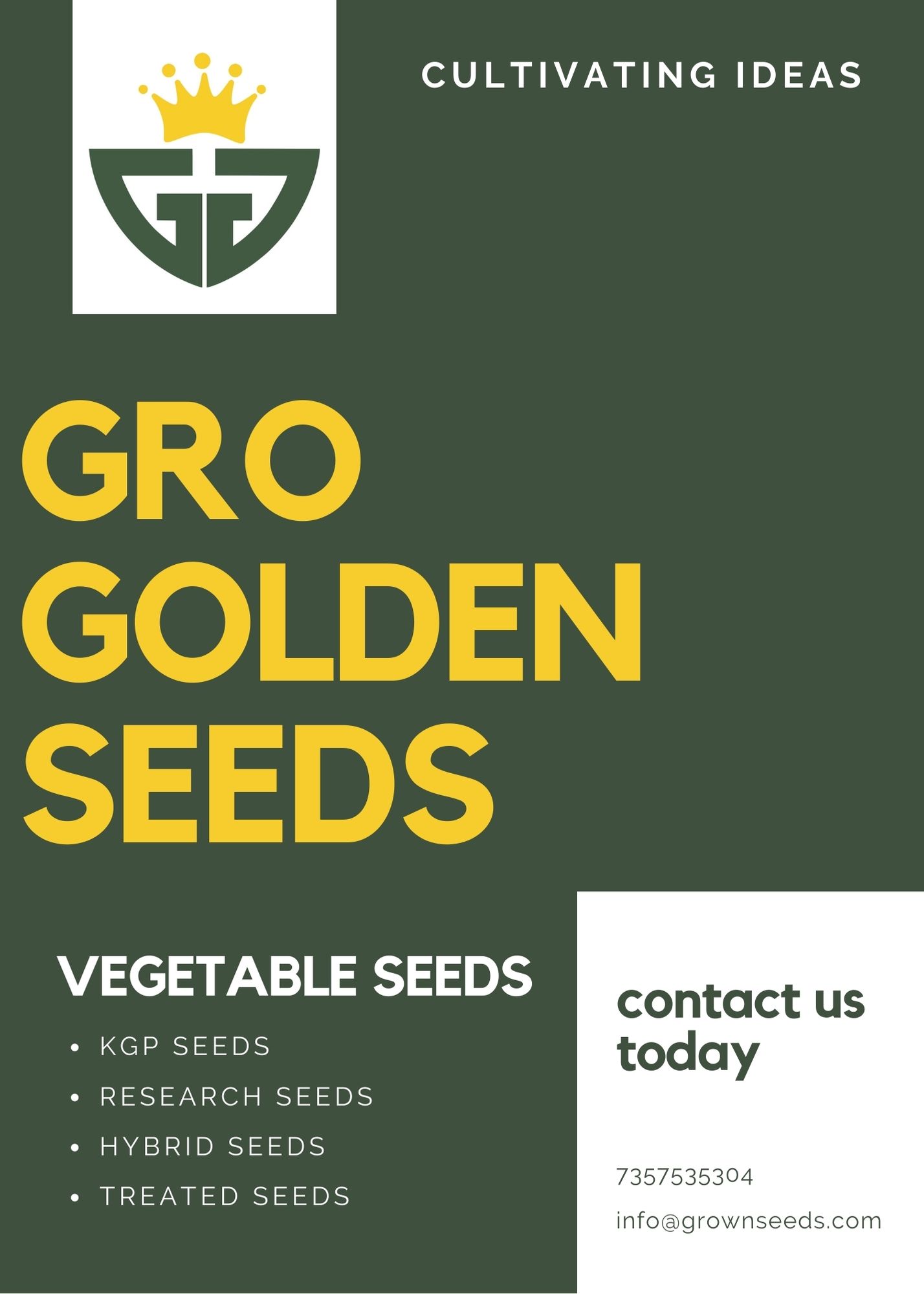 Research Vegetable Seeds